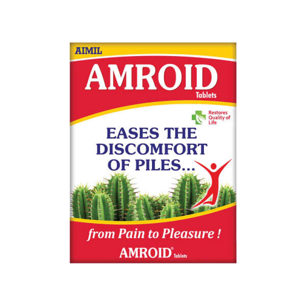 Amroid Tablet | Eases Constipation & Discomfort of Piles